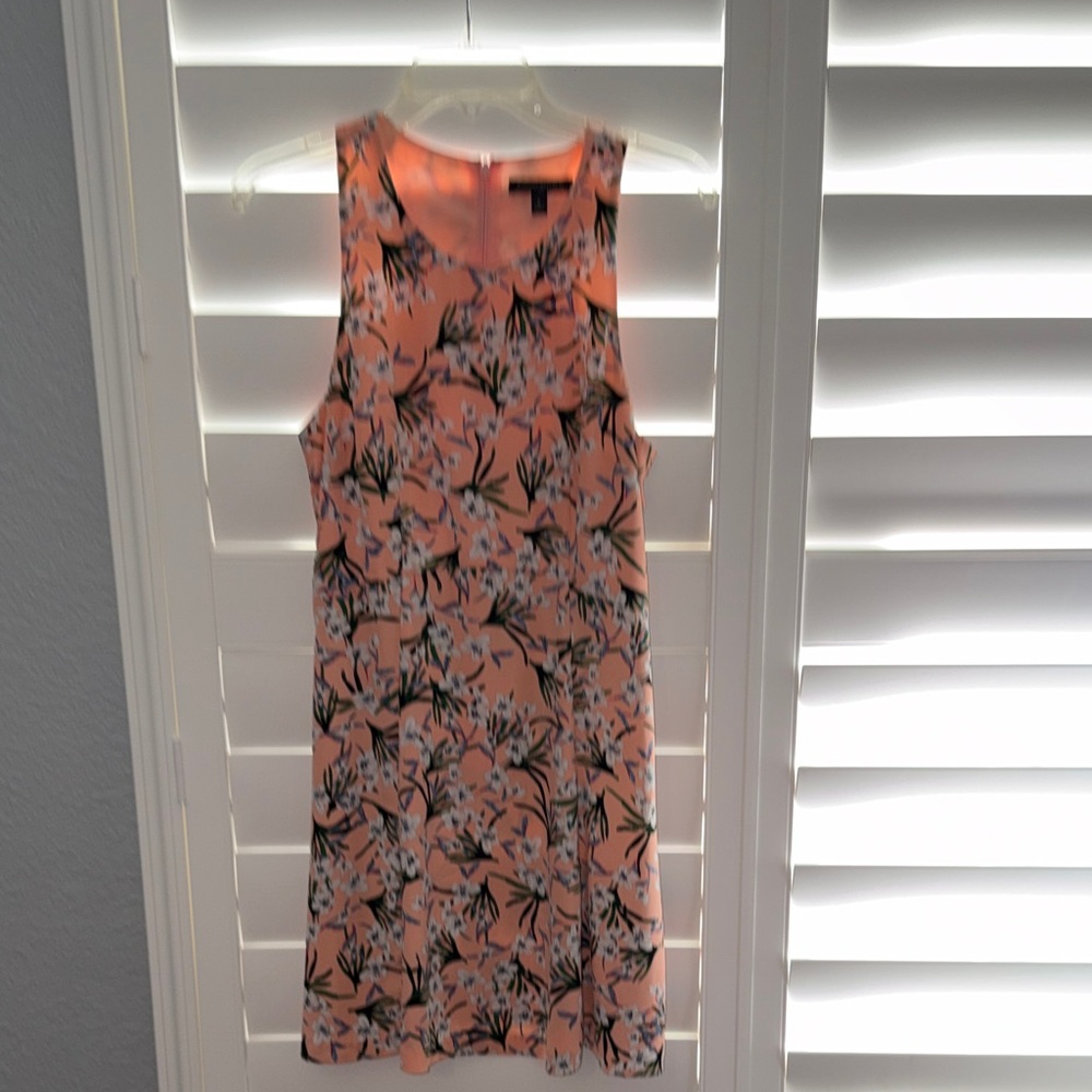 Banana Republic Coral and Blue Dress